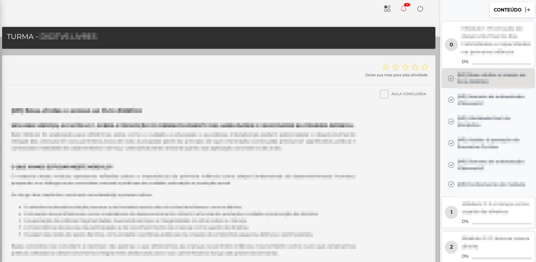 Visualizador de Atividades